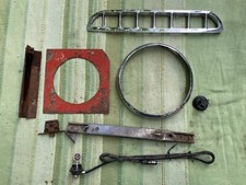 Vintage MGB Cowl Grille + Car Parts FOR RESTORATION