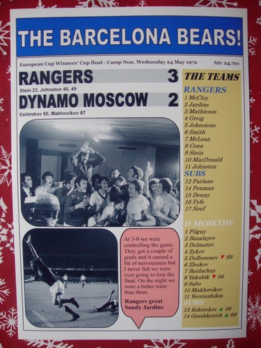 Rangers dynamo moscow - dynamo,