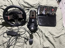 Logitech G27 Racing Steering Wheel  Pedals & Gear Shifter  Working Fast Delivery