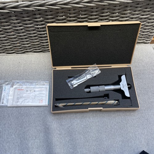 Mitutoyo depth micrometer made - depth,