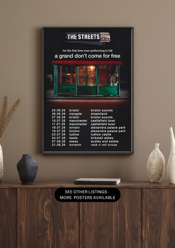 The streets 2026 tour poster - 2026,