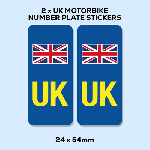 Motorbike number plate - 2,