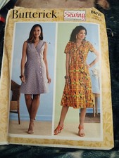 BUTTERICK Dress SEWING PATTERN B6727. SIZE 6 - 22. NEW and Uncut. 
