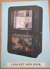 Sound Leisure Concept Mini Jook CD Wallbox Jukebox Sales Brochure / Flyer