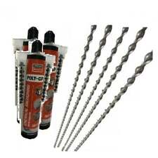 Wykamol 6mm x 1000mm Helical Mortar Crack Stitching Bars Stainless Steel Kits