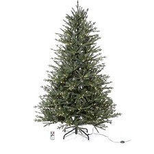 QVC K by Kelly Hoppen PreLit Kensington Fir Christmas Tree 8Ft - No Cones