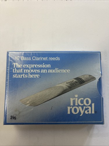 Rico royal bass clarinet - clarinet, reeds