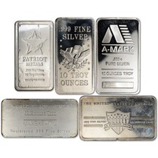 10 oz. Silver Bar - Random