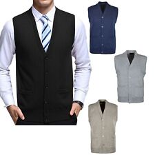 MENS CLASSIC SLEEVELESS BUTTON