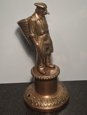 Antique Brass Bar / Counter Top Continual Gas Cigar " Punch" Lighter.