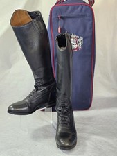 Tredstep Donatello Junior Riding Boots Black Size 6 (39) Renaissance Collection 