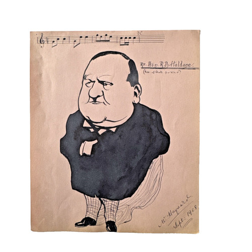 Original 1908 caricature lord - 1908,