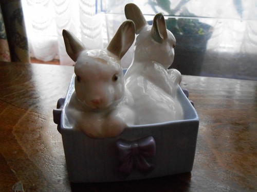 Nao lladro bunny surprise - by,