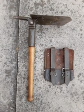 Rare Vintage Post War West German/Nato Entrenching Tool with leather cover 