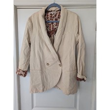 Free People Rowan Blazer Cream