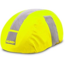 HUMP Reflective Waterproof Cycle Bicycle Helmet Cover Hi-Viz Yellow - One Size