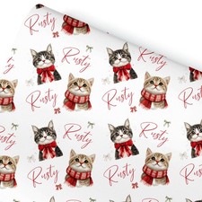 Personalised Cats Gift Wrap