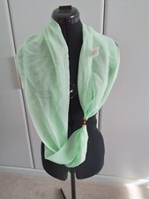 Genuine SCARFLACE from Moira C Block Colour  SPRING GREEN with Leaflet BNWOT
