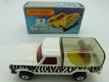 Matchbox Lesney Superfast 57 Wildlife Truck Zebra decals in original box