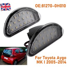 2x LED License Number Plate