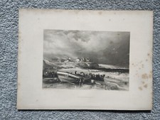 Cullercoats antique print - antique,
