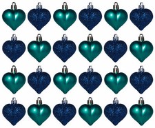 Christmas Tree Heart Baubles