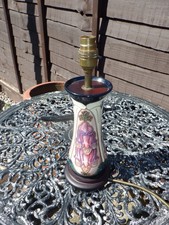 Moorcroft table lamp in the