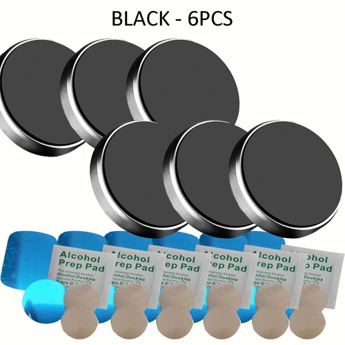 Black round magnetic - round, car