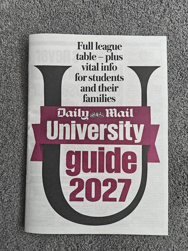 Daily mail university guide - university,