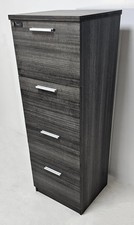 Modern Grey Oak Executive Four Drawer A4 Suspension Filing Cabinet