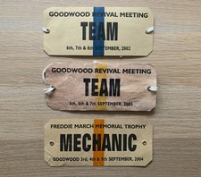 Goodwood Armbands from 2002, 2003 and 2004