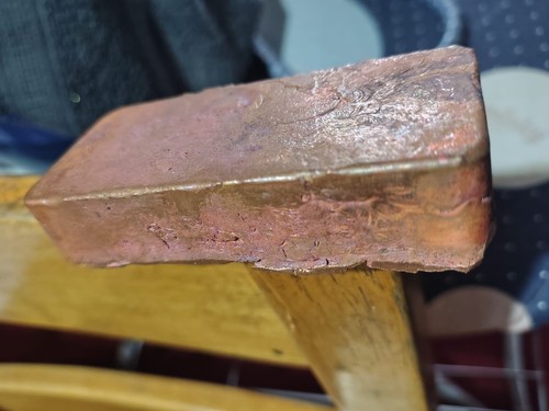 Copper ingots cast - copper, ingots/