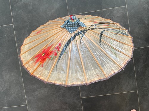 Chinese oriental dolls parasol - chinese,