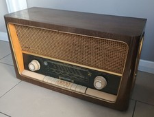 Vintage 1950s Grundig 3028 3D Sound Valve Radio AM FM SW LW 1956 Spares / Repair
