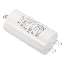 CBB60 25uF Run Capacitor, AC450V 2 Pins 50/60Hz with M8 Screw for Water Pump