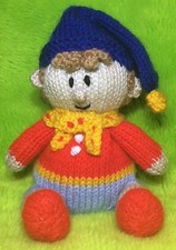 KNITTING PATTERN - Noddy inspired chocolate orange cover or 15cms toy