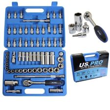 US PRO 61pc Socket Set 3/8" dr