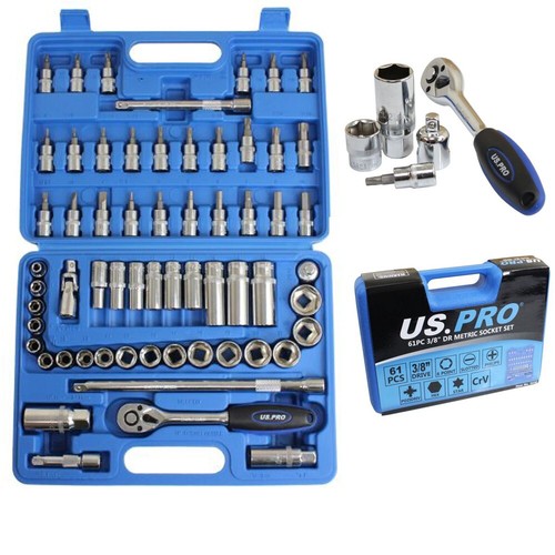 Pro 61pc socket - set, 3/8"
