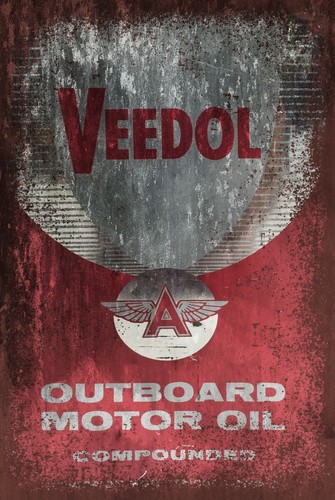 Veedol outboard motor oil - oil, aged