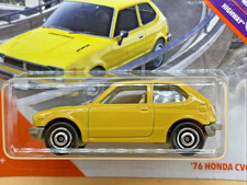 Matchbox 1976 Honda Civic CVCC – MBX 45/100 Yellow Short Card Japan Origins New