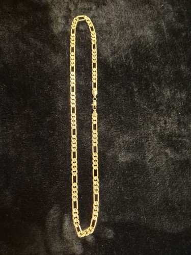Mens heavy figaro necklace - figaro,