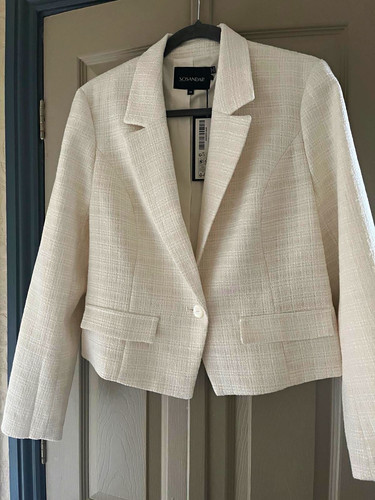 Sosandar ivory boucle lined - boucle,