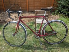 Fixed gear bike, fixie, vintage Raleigh Reynolds 531 frame (53cm), flip flop hub