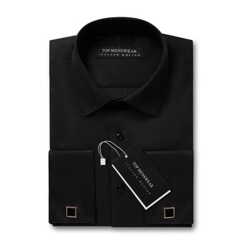Men white double - white, shirt