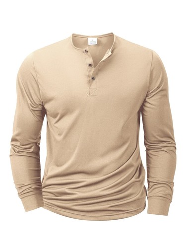 Men long sleeve plain - sleeve,