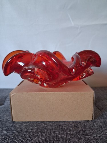 Vintage murano style red - vintage,