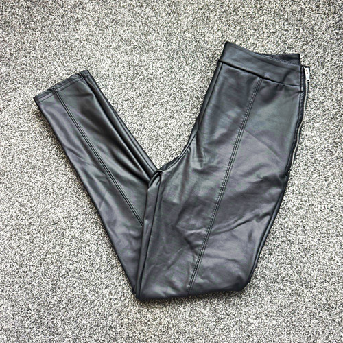 Quiz black faux - quiz, leather