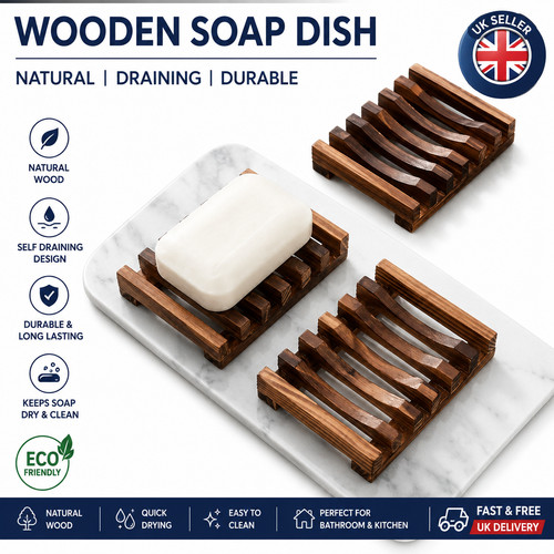 Bamboo wooden soap - wooden,