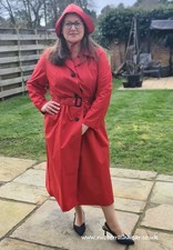 Red Rubber Mackintosh Rainwear