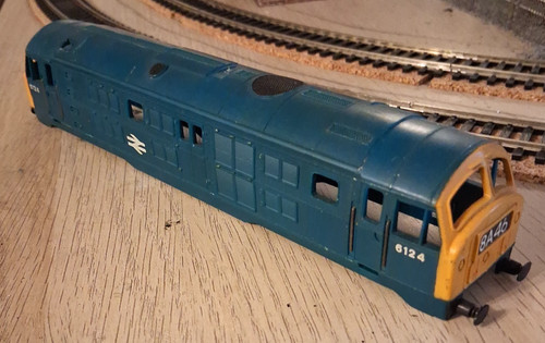 Blue body shell for hornby - br,